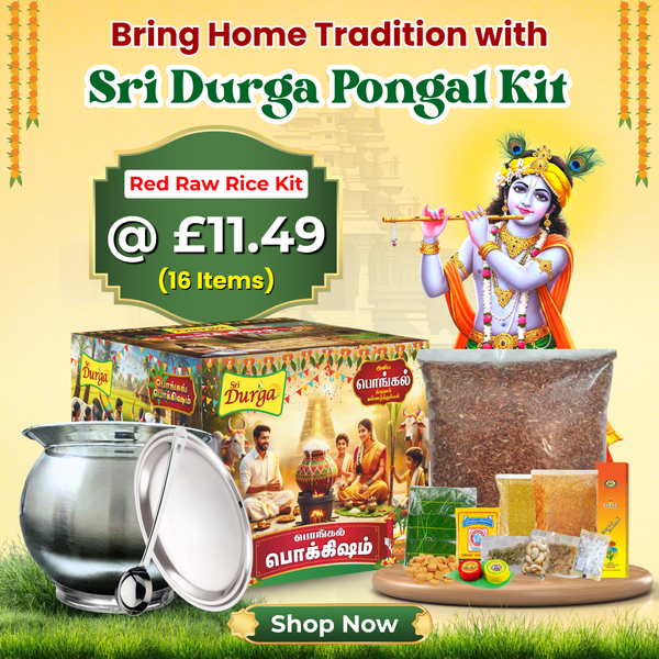 Buy Sri Durga Pongal Kit White Raw Rice Online, Budget Mart